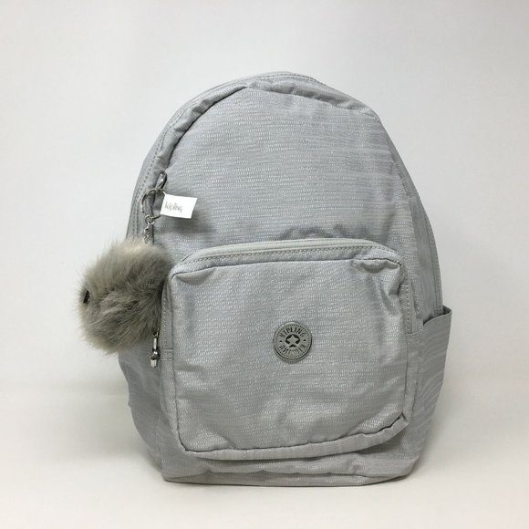 Kipling Malcom Shoulder Backpack, Size 10x12.5x8.25 - Grey Women\'s main image 6